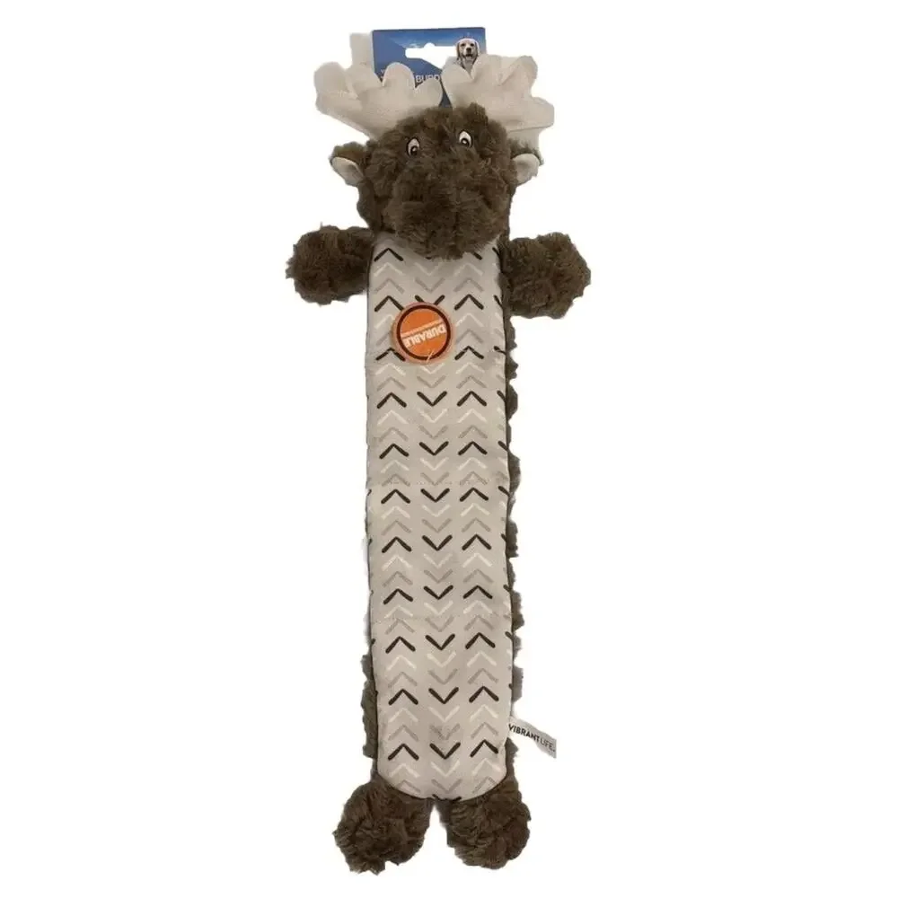 Super Fun Vibrant Life Tough Buddy Dog’s Toy Chew Level 3 M Durable Moose 20IN